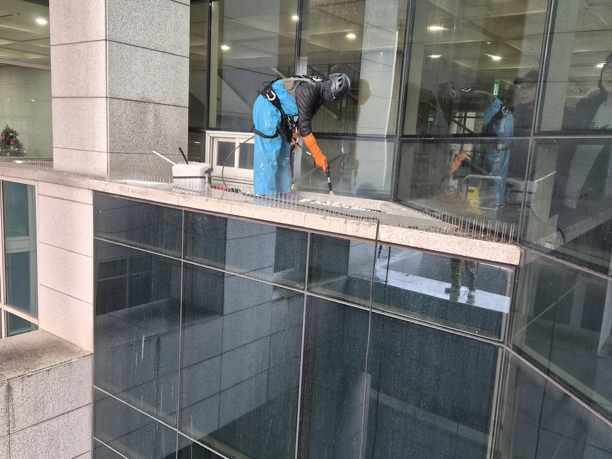 장성군 남면 건물 복도·대기 동선 야간 위생청소 사례 - 행진크린