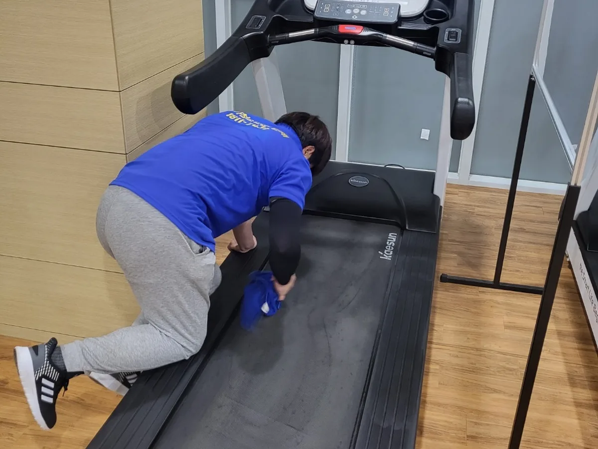 광양시 봉강면 피트니스 라커 검사실 위생청소 사례 - 행진크린