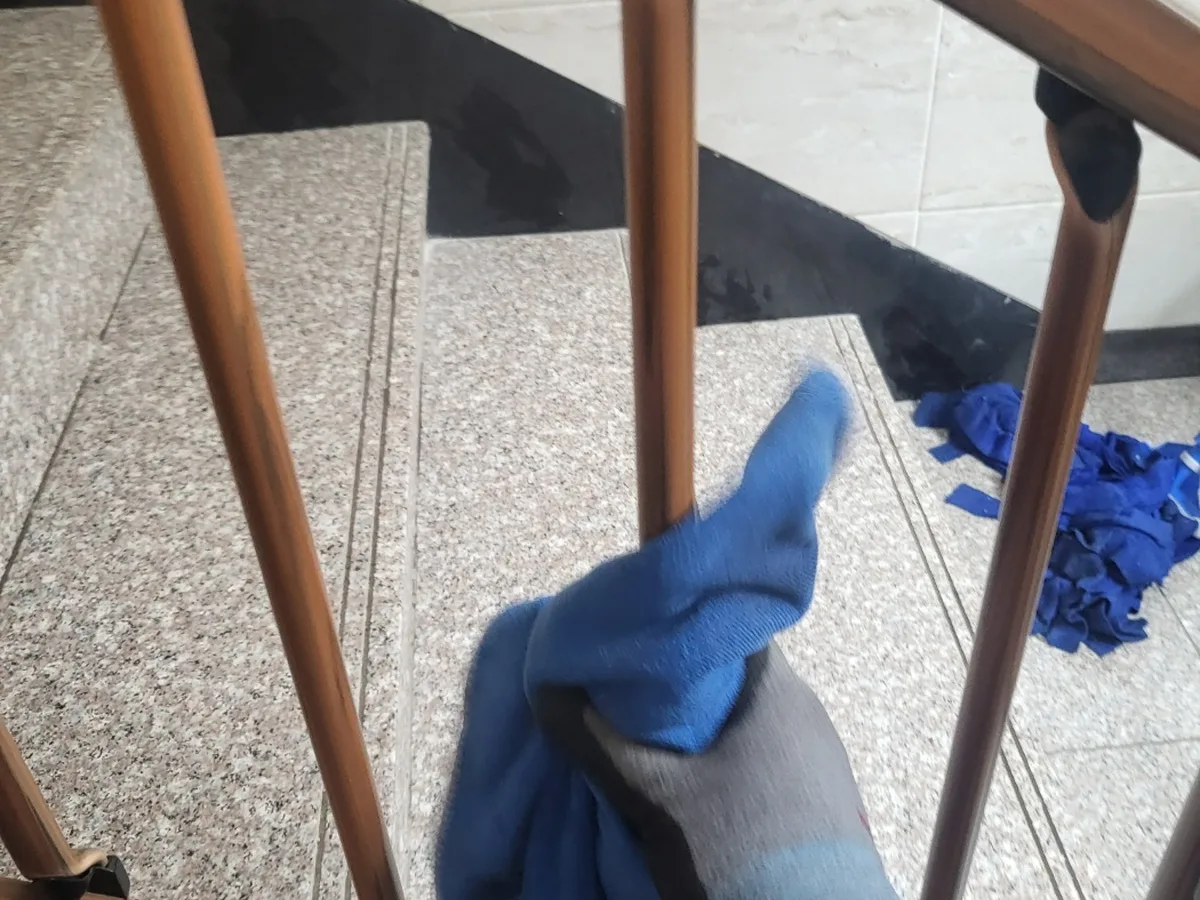 담양군 봉산면 빌라 난간·손잡이 위생청소 사례 - 행진크린