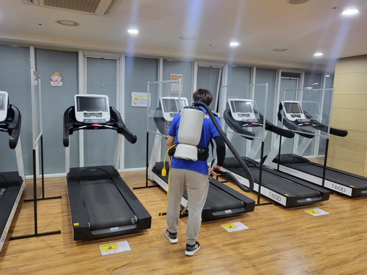 광양시 진상면 헬스장 탕비실 직원 휴게공간 위생청소 사례 - 행진크린